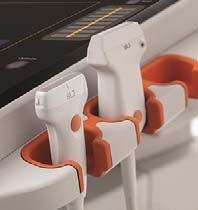 arbejdsgang: Smart Select-knappen på hver transducer giver sonograferne mulighed for at aktivere den