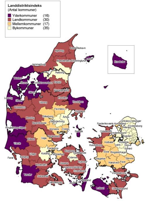 Flyttebevægelser og økonomiske konjunkturer Nettoflytninger i fire kommunetyper fra