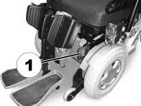 13.2.1 Sådan forankres kørestolen ved anvendelse som køretøjssæde i køretøj Den elektriske kørestol har fire