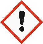 SDB-Nr.: 369595 V002.7 Loctite Epoxi Universal 5 min Side 2 fra 12 2.2. Mærkningselementer Mærkningselementer (CLP): Farepiktogram: Signalord: Faresætning: Sikkerhedssætning: Advarsel H315 Forårsager hudirritation.