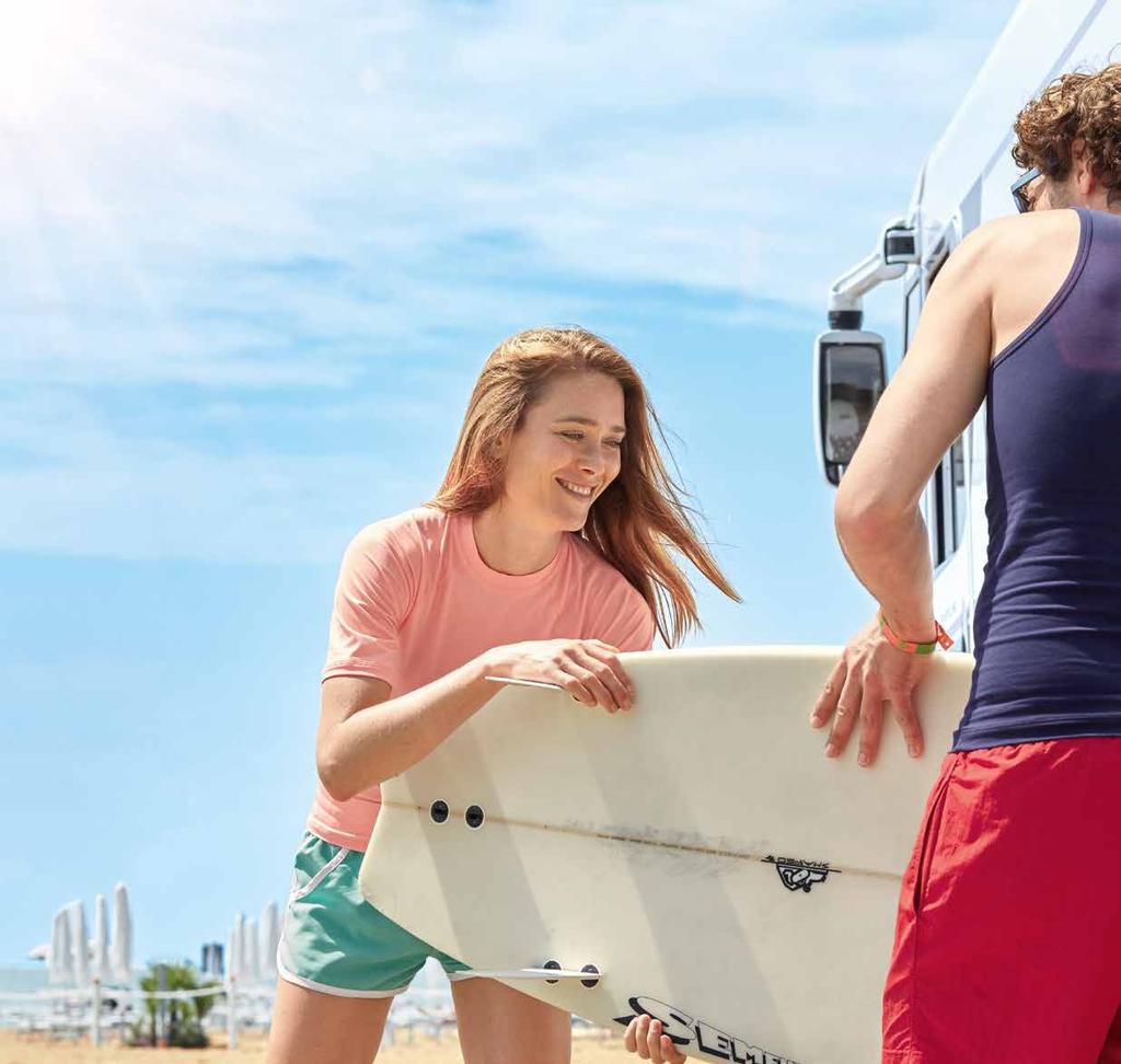 Indhold Bevar det kølige overblik selv på varme dage Surfing, beach-volleyball eller ren afslapning på stranden: Mange camperende holder ferie sydpå om sommeren.