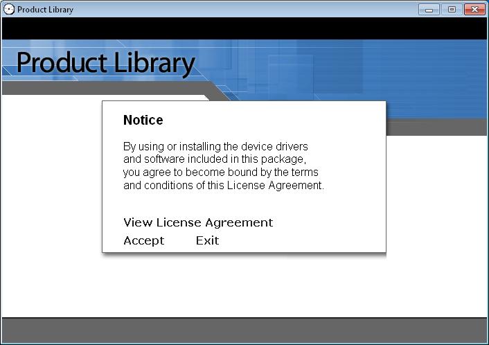 Klargøring inden brug Windows Vista, fremkommer brugerkonto administrationsvinduet. Klik på Ja. Installationsprogrammet starter.