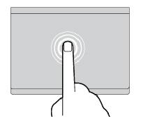 Når du bruger to eller flere fingre, skal du sørge for at placere fingrene let adskilt.
