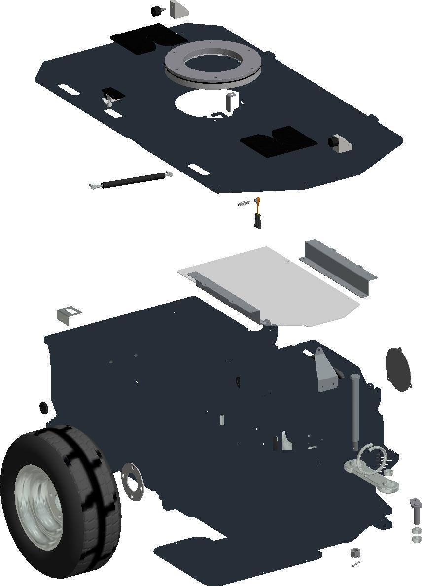 Chassis front - Fahrgestell