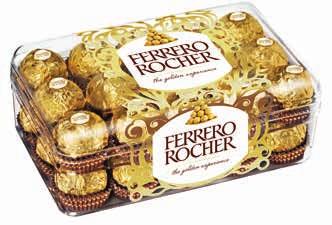 Ferrero Rocher 30 stk. pr. pakke 375 g 44 kr.