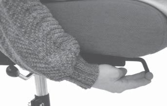 Dette håndtag placeres, som standard, i højre side, men kan også placeres i venstre side.