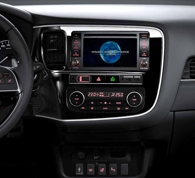 IN-CAR ENTERTAINMENT Mitsubishi Multi Communication System * Navigationssystem MZ314943 Monteringssæt til MMCS MZ360561EX MEDIER MP3- og WMA-kompatibelt Bluetooth-kompatibilitet ved standardmodel
