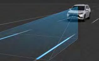 Når et køretøj registreres, lyder der en summen, og en indikator blinker i førerens sidespejl, såfremt blinklyset aktiveres.
