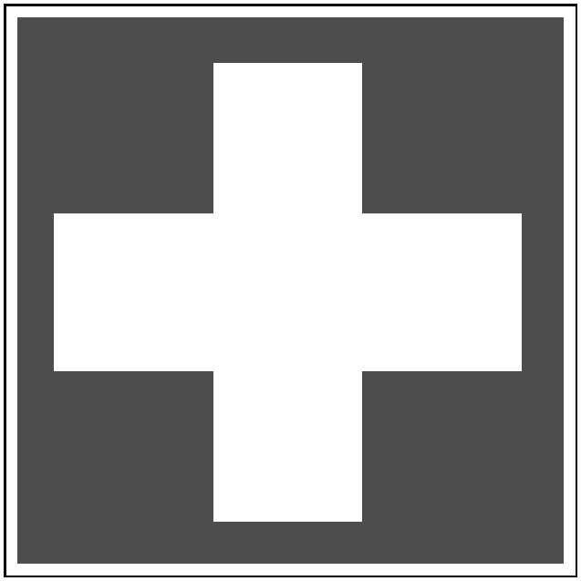 blå/hvid Figur 8 Førstehjælpskasse Farve: grøn/hvid De symboler, der rent faktisk anvendes, kan