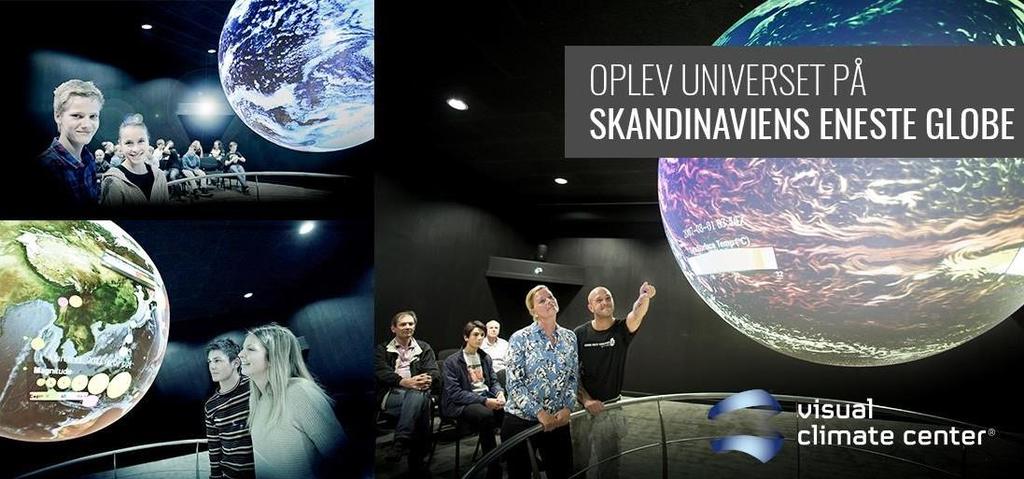 Fellowshipday den 24. oktober kl. 18 - afholdes i år på Globen i Holeby På Visual Climate Center finder du Danmarks eneste, og den ene af kun 11 glober i hele Europa.