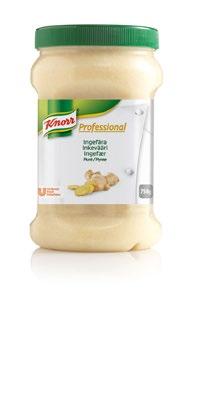 SOJJAMAYONNAISE 10 g soja 10 g 200 g Knorr Professional Krydderipuré Ingefær Hellmann s Mayonnaise Bland alle ingredienser.