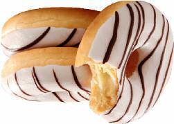 Donuts fyldte - med vanillecreme Item No 350100, 4 x 12 x 70 gr. pr.