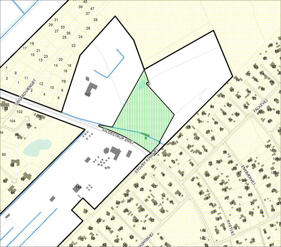 visioner og mål for Marielyst. ELKENØRE Området der ønskes udlagt er angivet på billedet og omfatter et areal på ca. 2 ha (figur 9).