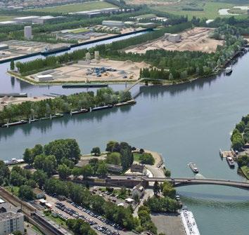 Ce programme, pour lequel le Port de Rouen a investi 52 M en 2018 et dont le coût total s élèvera à 193,5 M, améliore la compétitivité du transport maritime de vracs liquides et solides grâce à un
