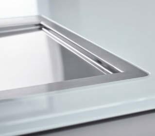 AISI 304 På hver køkkenvaskmodel bruger GROHE som minimum AISI 304 rustfrit stål og overgår dermed industristandarden.