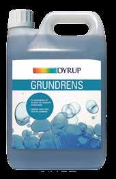 GRUNDRENS Dyrup Grundrens er et alkalisk grundrengøringsmiddel.