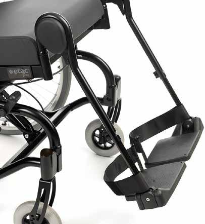 Voksen / Senior Manuelle kørestole Tilbehør og reservedele Bremse med vinklet greb Giver en større gribeflade.