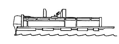 Sikkerhedsmeddelelse til passagerer Pontonbåde og både med dæk Når båden bevæger sig, skal der holdes øje med, hvor passagererne befinder sig.