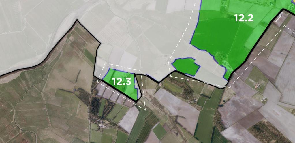 Område 12.3 Ved Knudsmarkvej Området har ikke tilknytning til byzone. Inden for området ligger en enkelt landbrugs ejendom. Ikke udpeget.