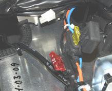 Sikringer Mini Crosseren er udstyret med følgende sikringssystemer: Automatisk overbelastningssikring, som begrænser strømmen til motoren. Denne sikring er indbygget i styringen og kan ikke justeres.