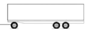 (sættevogn/påhængsvogn) der indeholder større mængder end frimængden, samt tankkøretøjer, skal, afmærkes bagpå med et