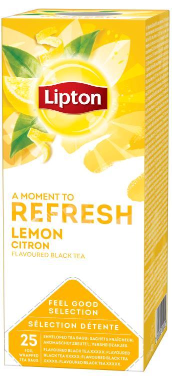 Lemon Black teas blended with irresistible taste, A moment to refresh!