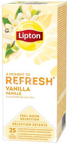 Vanilla tea TASTE: Black teas blended with irresistible taste, A moment to refresh!