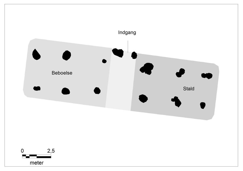 Fig. 3: Oversigtsplan over udgravningens felter. Ill. af Line Borre Lundø. Udgravningens hovedresultater og perspektiver Ved udgravningen blev der undersøgt et samlet areal på 3.