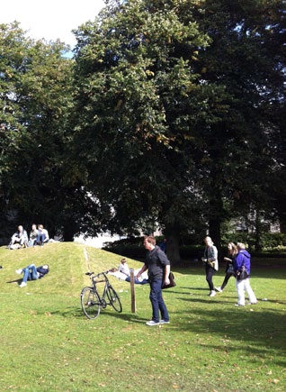 Byparken iscenesatte to allerede eksisterende parkrum i Aarhus, som mange aarhusianere benytter, men som sjældent anvendes til ophold og rekreative formål.