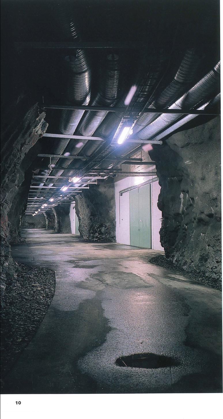 123 Tunnel i grundfjeldet med indgangsdør til to