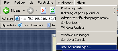 ActiveX kommer ikke frem Hvis sætningen Internet Explorer har blokeret dette websted i at installere software på din computer for at hjælpe med at beskytte din sikkerhed.