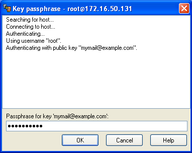 Værktøjskassen WinSCP password. 5. WinSCP er nu klar til brug. WinSCP fungerer meget ligesom Windows stifinderen. WinSCP har en indbygget editork der kan bruges til at redigere UNIX tekst filer. 4.3.