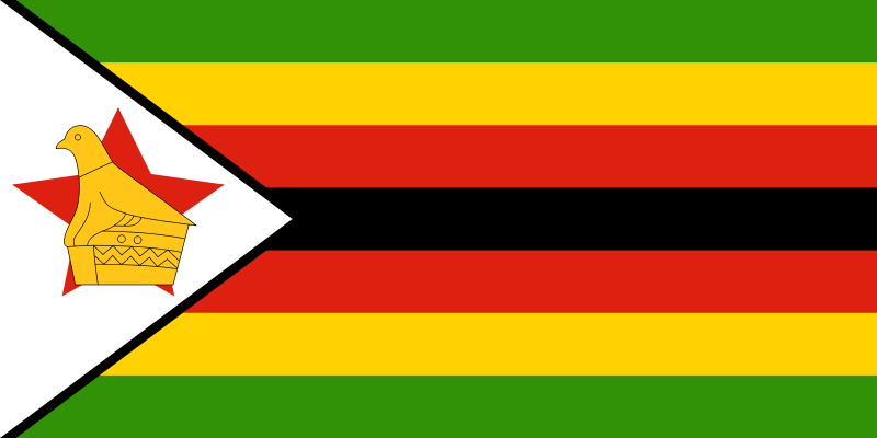 Fakta om Zimbabwe Flag Højeste bjerge Højde Navn 2.592 m Mount Nyangani 2.440 m Monte Binga 1.
