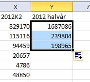 4 Kopier beregninger Du behøver ikke taste beregninger ind igen og igen. Excel lader dig let kopiere dine beregninger fra en celle til en anden.