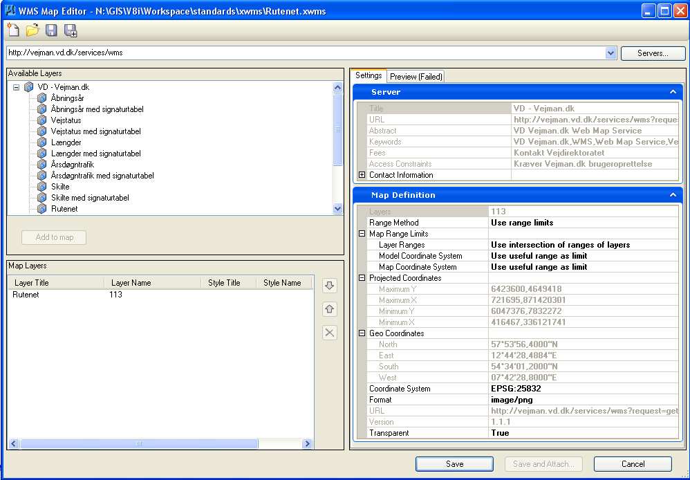 9 WFS i Microstation Specielt for VD brugere: Kan pt. kun gøres med Lifa s Applikation VisWFS.