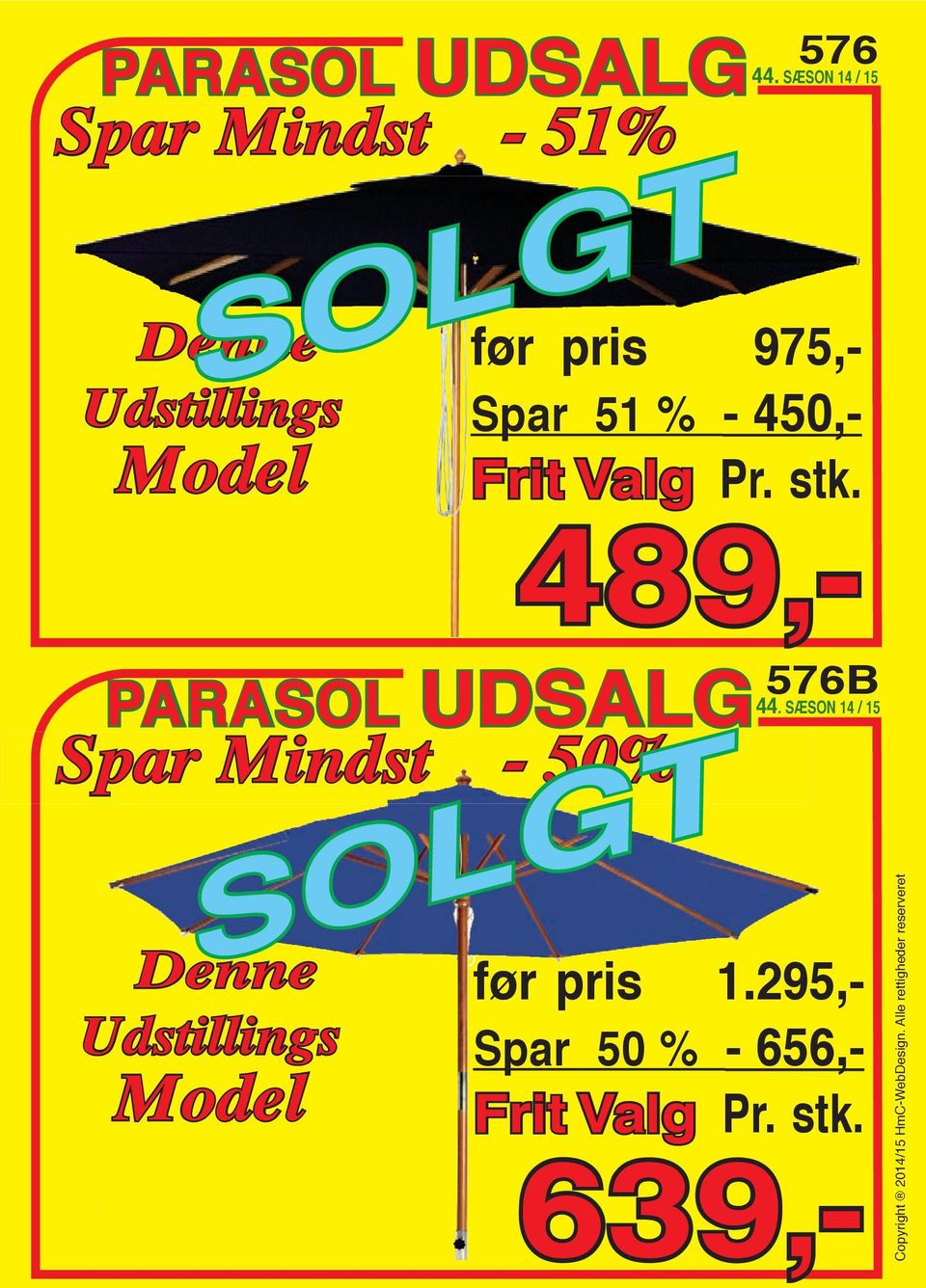 Spar Mindst - 50% 489,- SOLGT Denne Udstillings Model