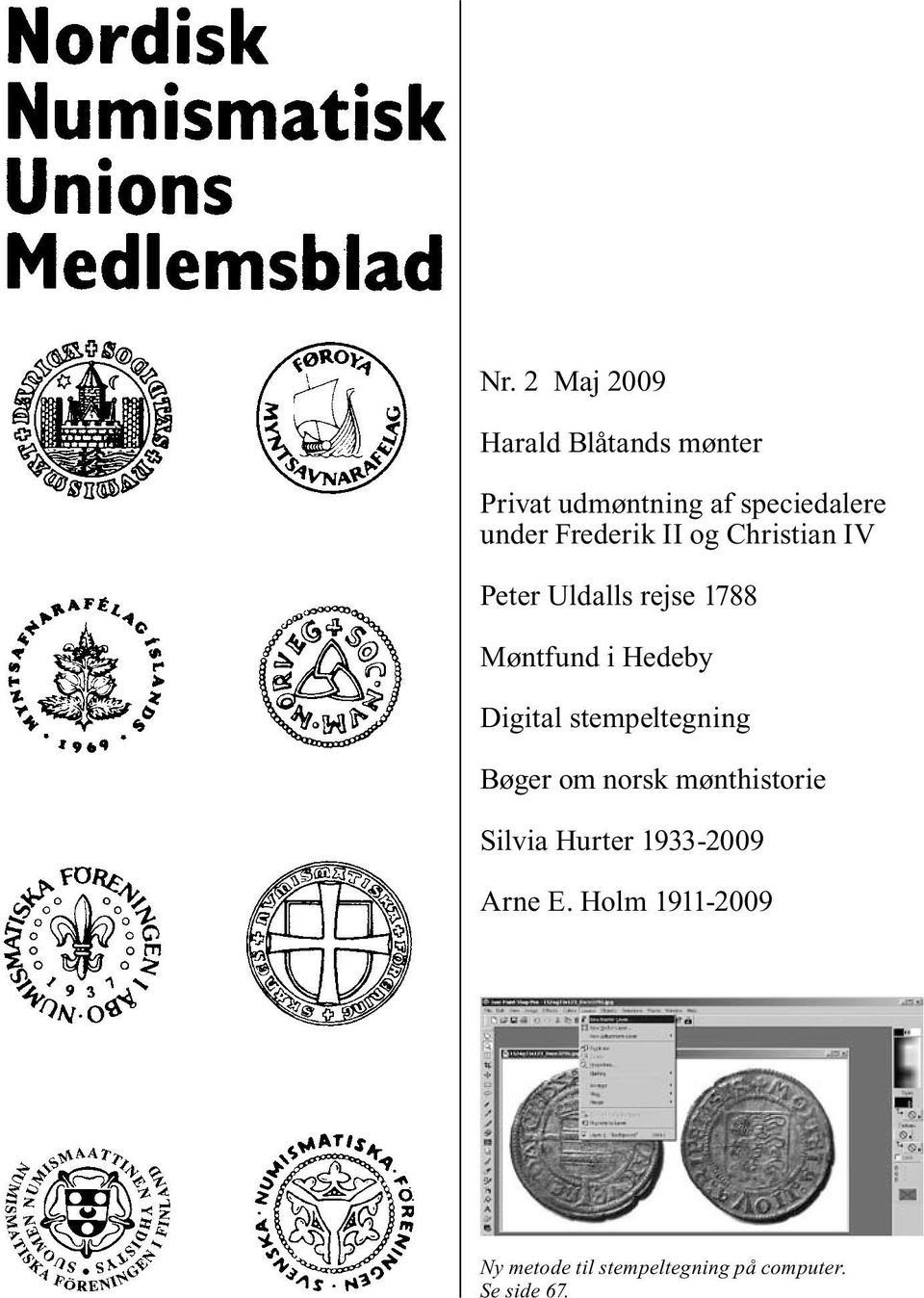 Hedeby Digital stempeltegning Bøger om norsk mønthistorie Silvia Hurter