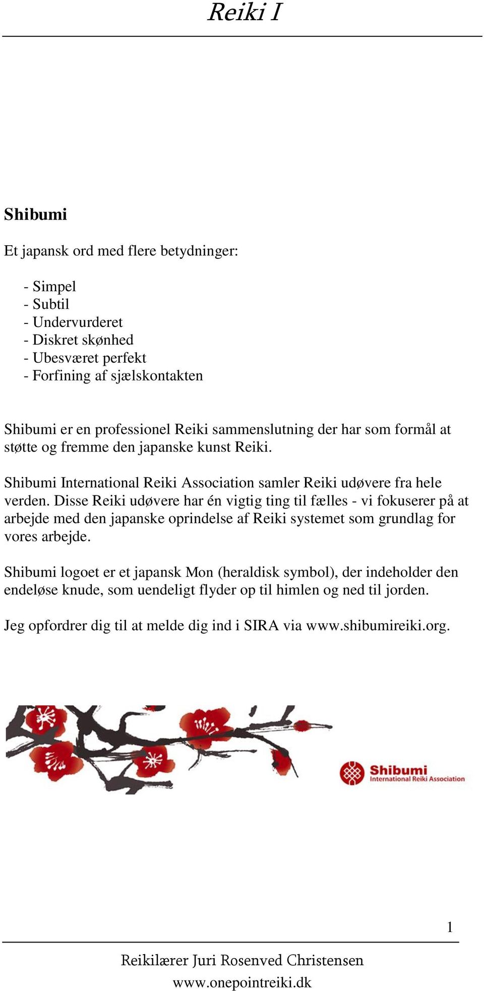 Disse Reiki udøvere har én vigtig ting til fælles - vi fokuserer på at arbejde med den japanske oprindelse af Reiki systemet som grundlag for vores arbejde.