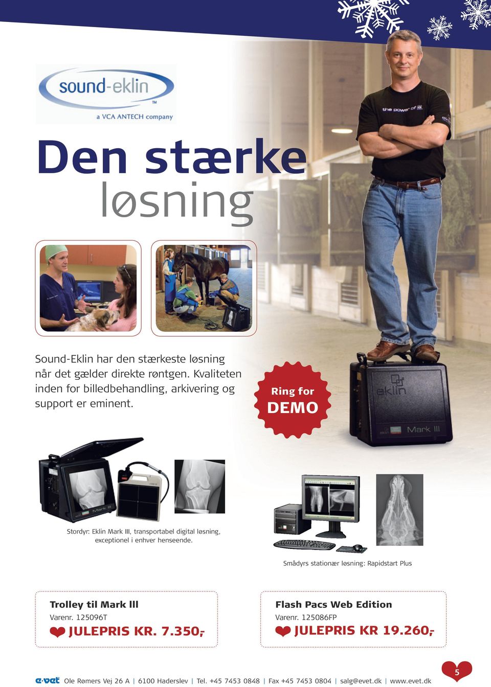 Ring for demo Stordyr: Eklin Mark III, transportabel digital løsning, exceptionel i enhver henseende.
