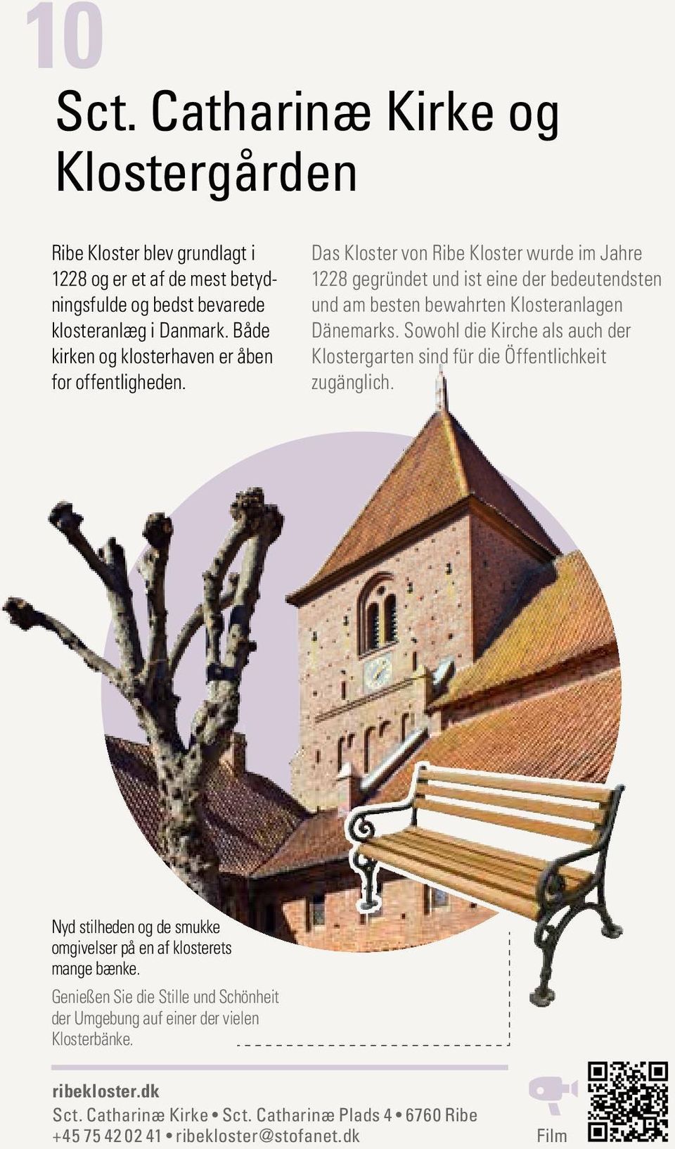 Das Kloster von Ribe Kloster wurde im Jahre 1228 gegründet und ist eine der bedeutendsten und am besten bewahrten Klosteranlagen Dänemarks.