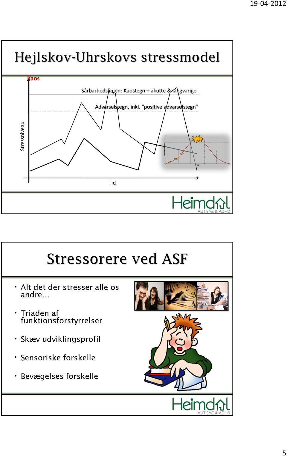 positive advarselstegn Tid Stressorere ved ASF Alt det der stresser alle os