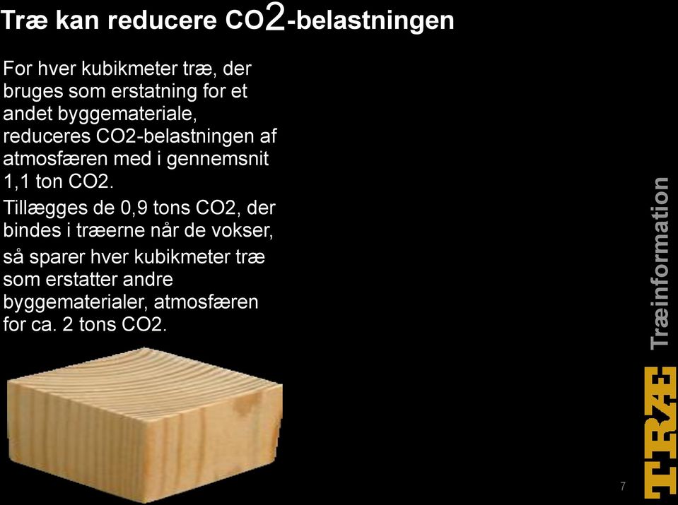 1,1 ton CO2.