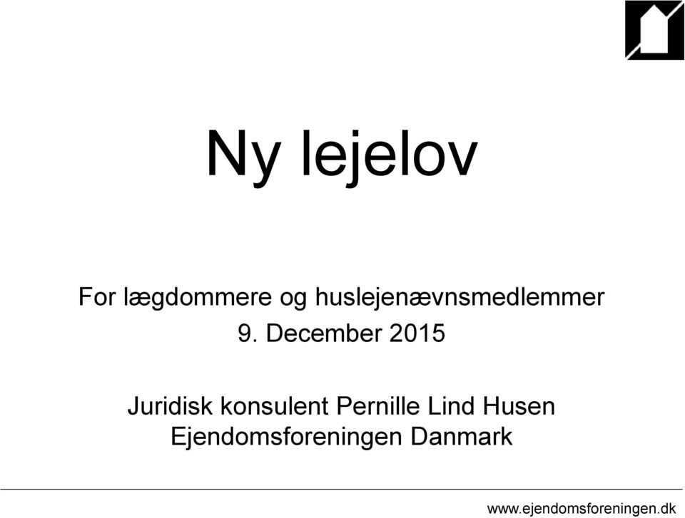 December 2015 Juridisk konsulent