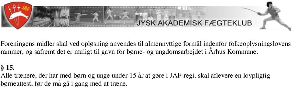 ungdomsarbejdet i Århus Kommune. 15.