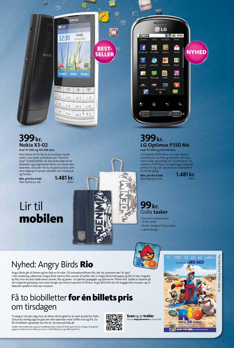 49 kr. Find forårets nyheder hos Telia. SMS og Vind Sony Ericsson ...