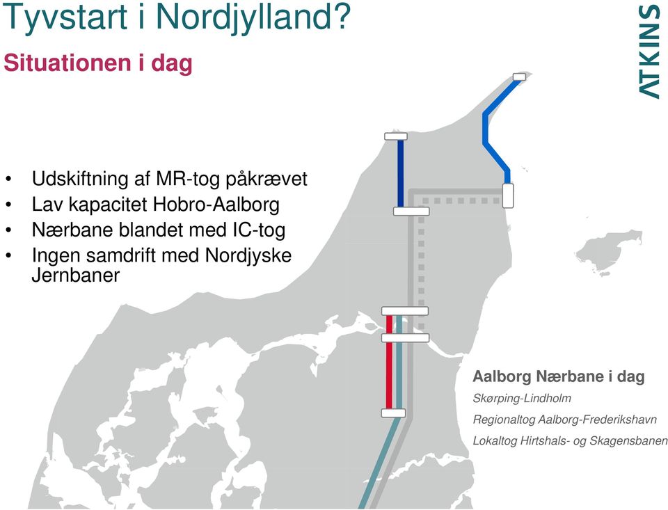Hobro-Aalborg Nærbane blandet med IC-tog Ingen samdrift med