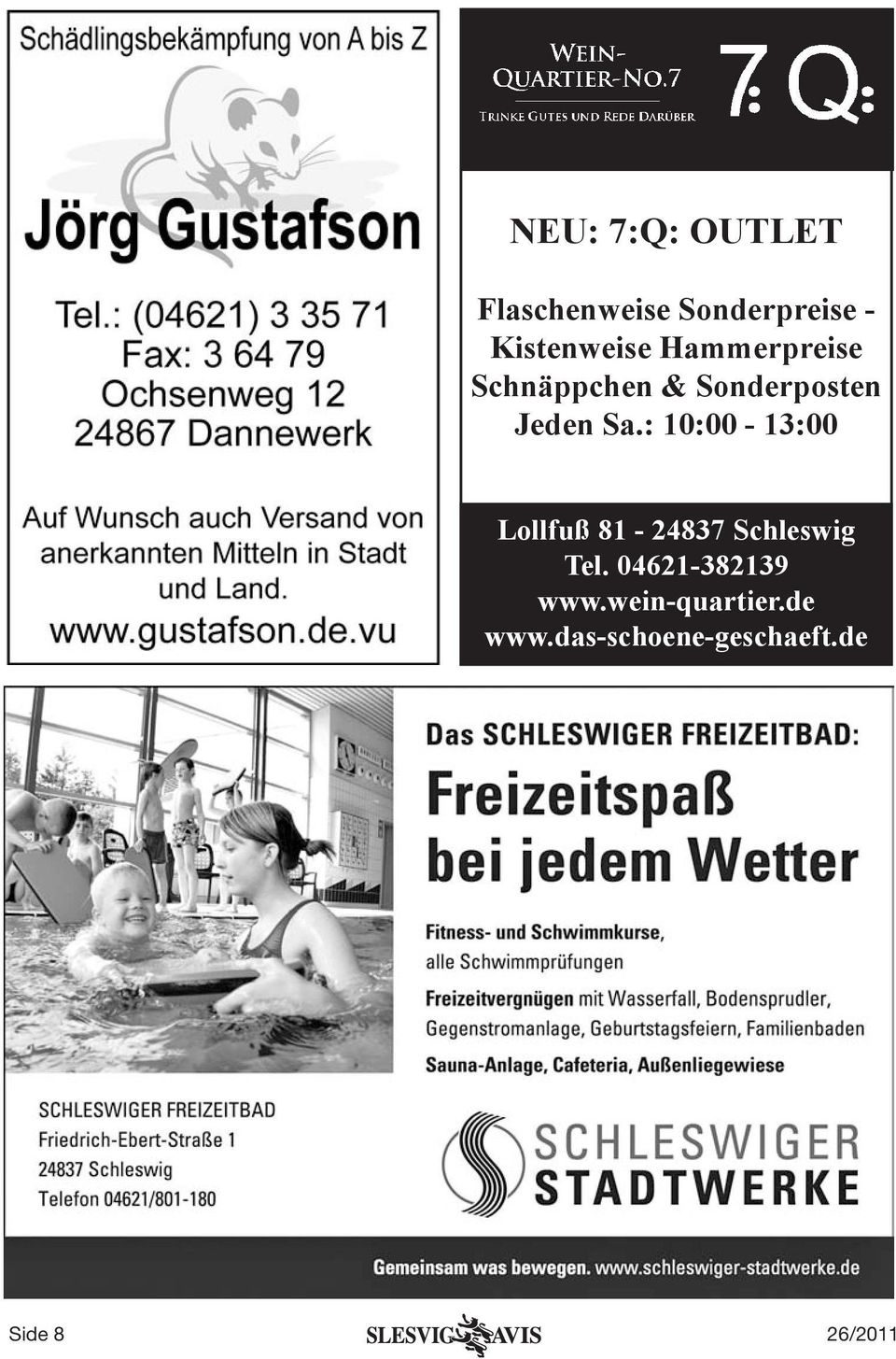 Kistenweise Hammerpreise Schnäppchen Lollfuß 81 24837 & Sonderposten Schleswig Tel. 04621/382139 Jeden Sa.