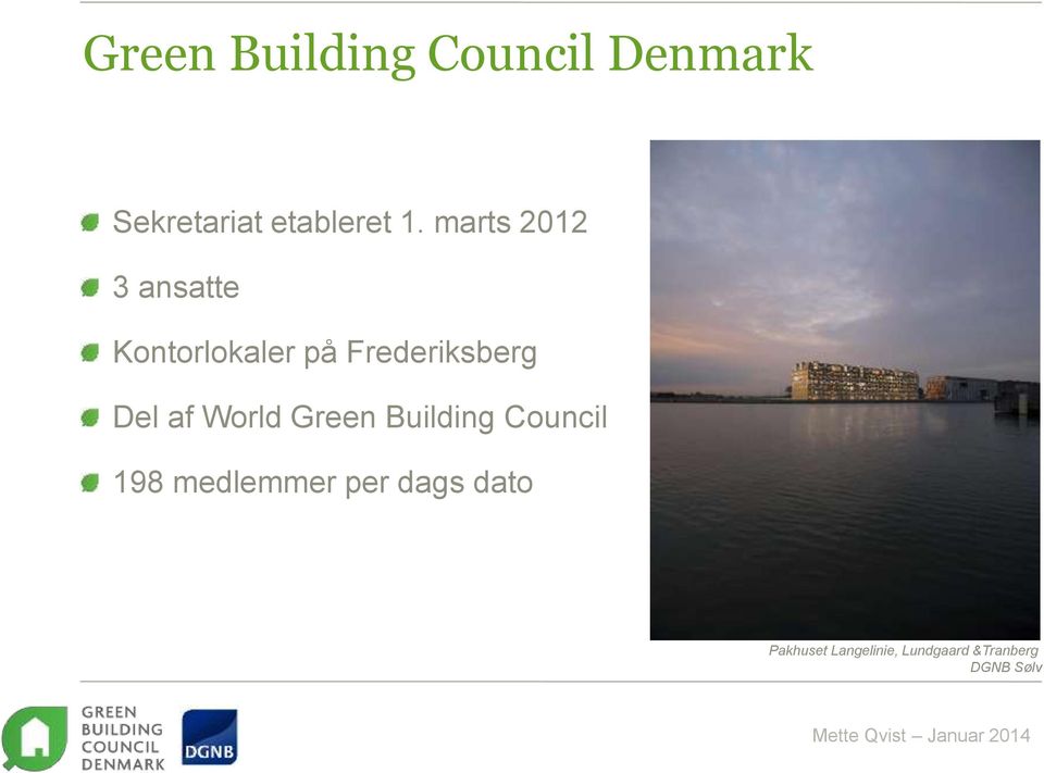 af World Green Building Council 198 medlemmer per dags