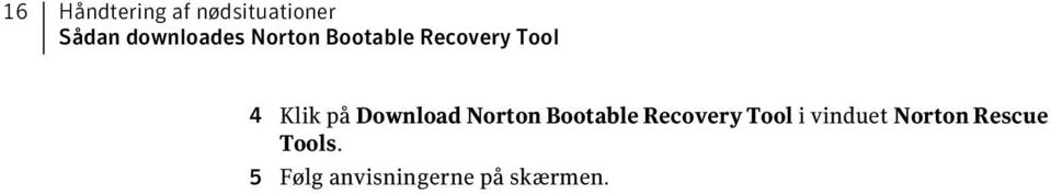 på Download Norton Bootable Recovery Tool i