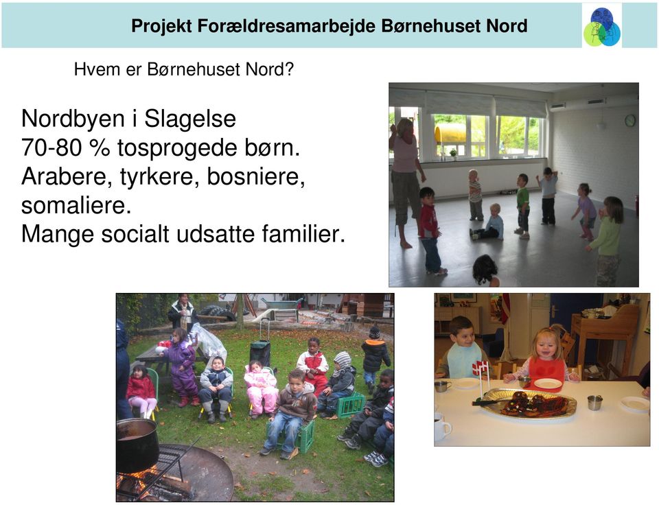 Nordbyen i Slagelse 70-80 % tosprogede børn.